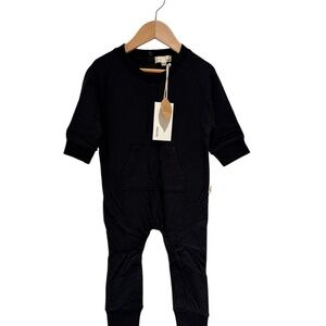 GREIGE Black Bamboo Kids Romper - size 18-24 months